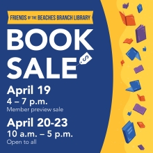 Please join The Friends of the Beaches Branch Library for a book sale