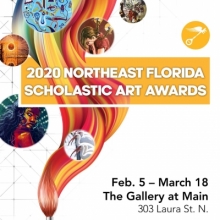 Northeast Florida Scholastic Art Awards, Gold Key Exhibition, Gallery at Main, Jacksonville Public Library, Student Art Gallery