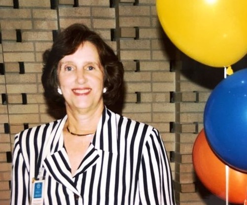 Photo of Jean with balloons