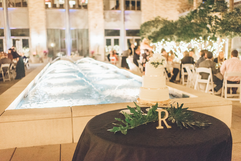 photo of a wedding reception at the conference center