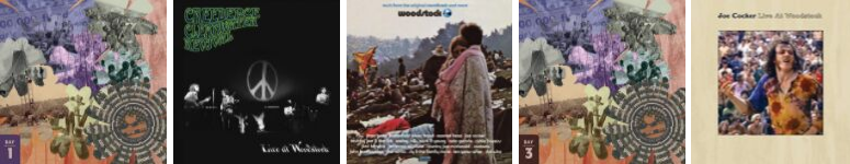 Woodstock album covers
